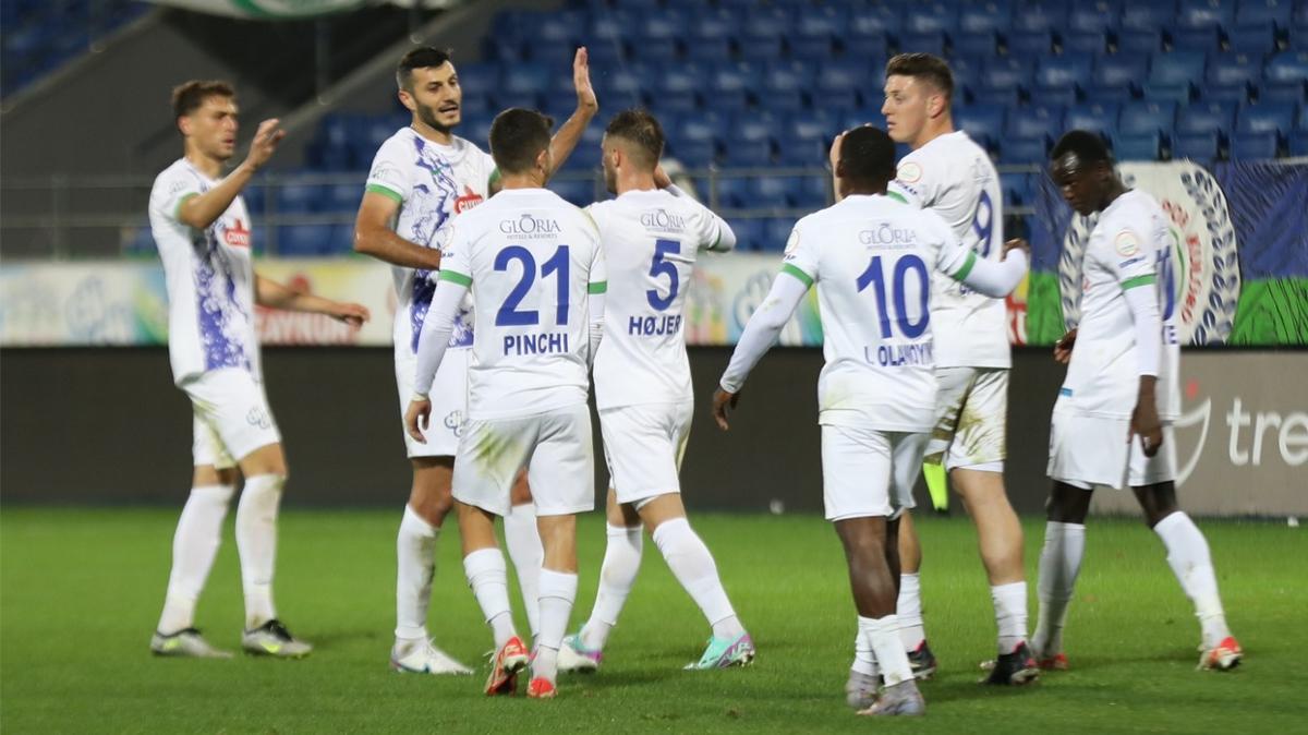 Çaykur Rizespor hazırlık maçında Dinamo Batumi'yi mağlup etti