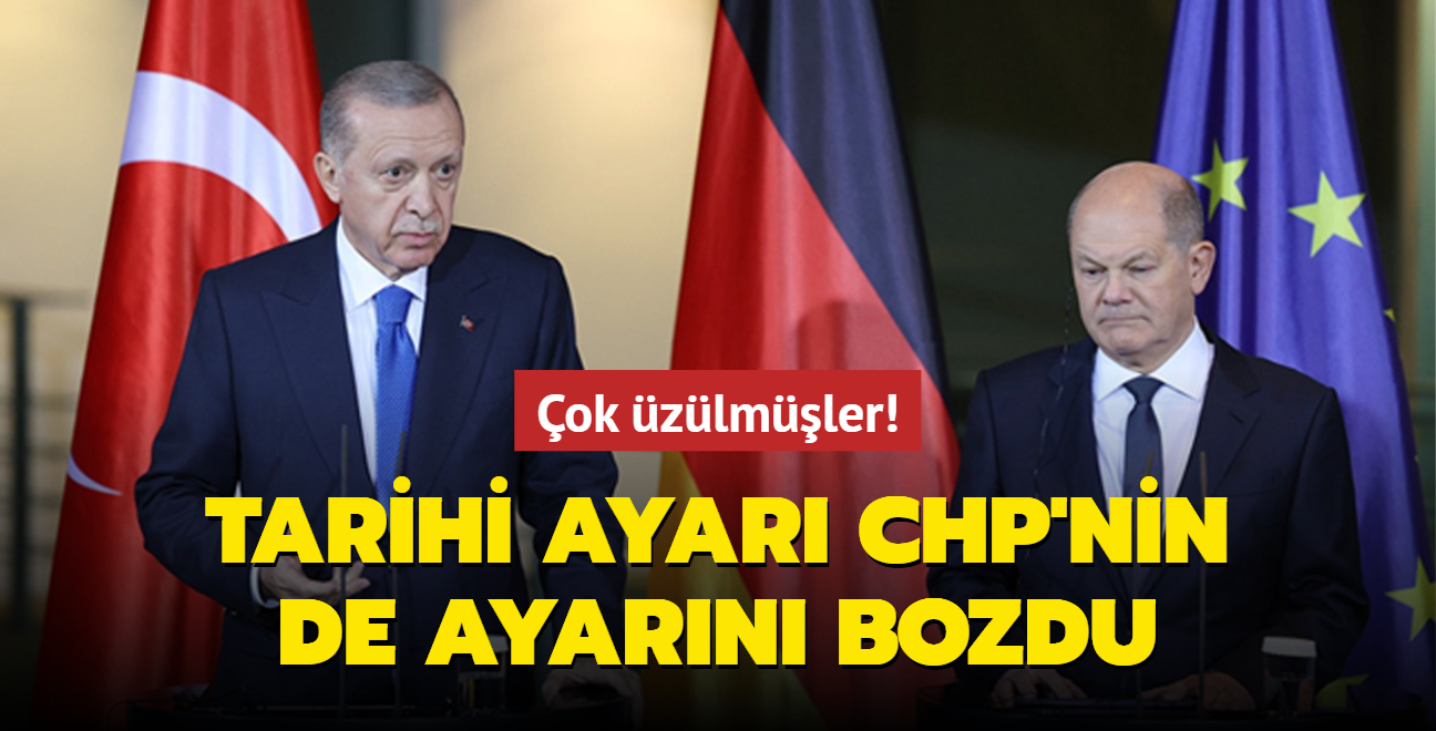 Bakan Erdoan'n tarihi ayar CHP'nin de ayarn bozdu: ok zlmler!