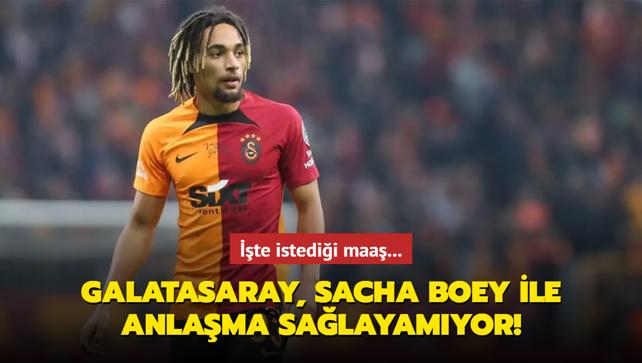 Galatasaray, Sacha Boey ile anlama salayamyor! te istedii maa...