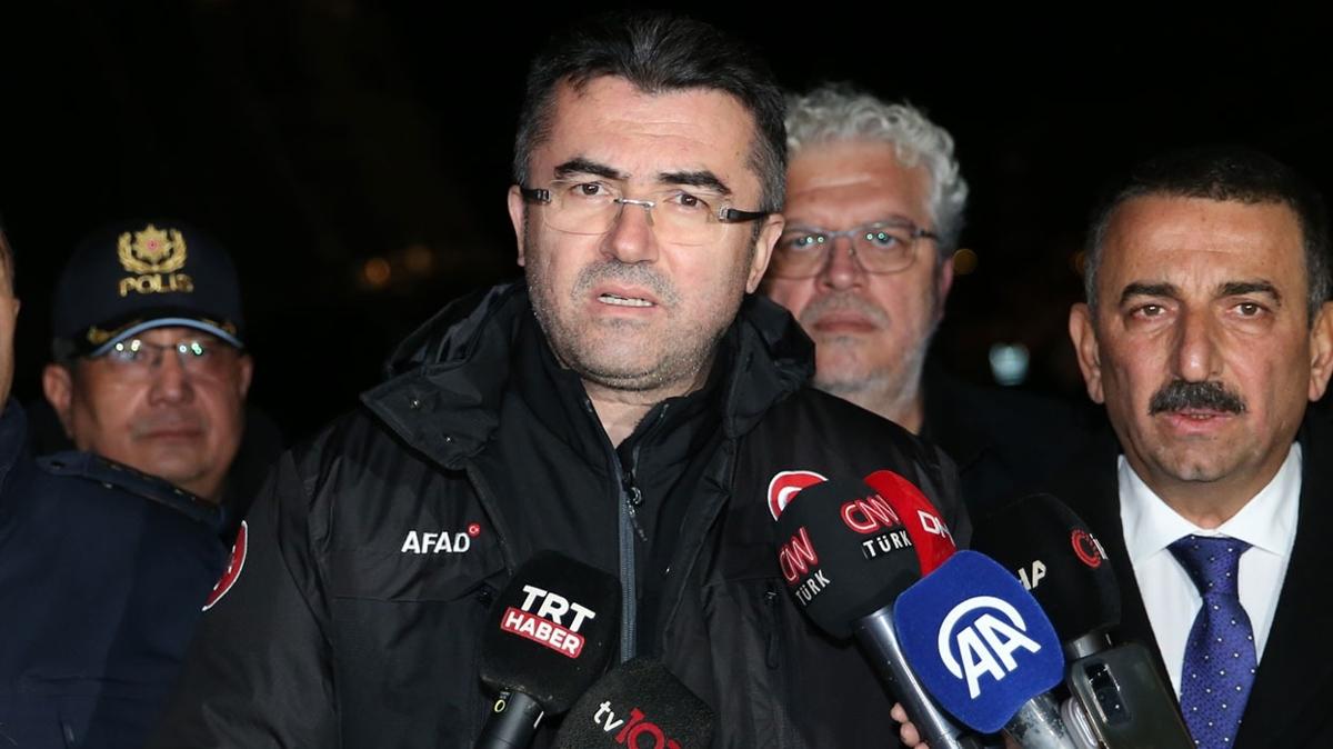 AFAD Başkanından Zonguldak'ta batan gemi açıklaması: 11 kişilik mürettebatı arama çalışmaları sürüyor