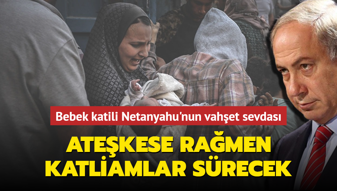 Bebek katili Netanyahu'nun vahet sevdas... Atekese ramen katliamlar srecek