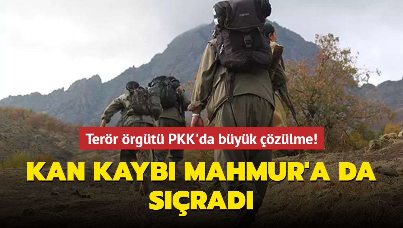 Terr rgt PKK'da byk zlme! Kan kayb Mahmur'a da srad