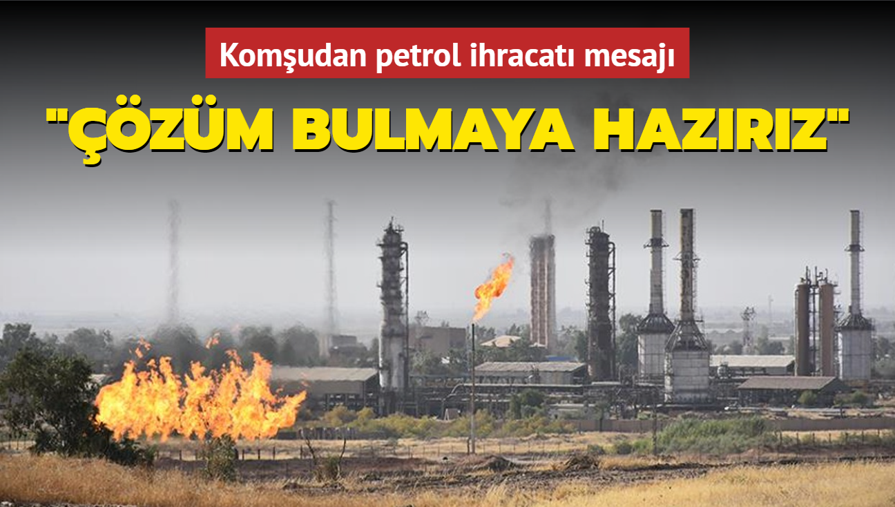 Komudan petrol ihracat mesaj: zm bulmaya hazrz