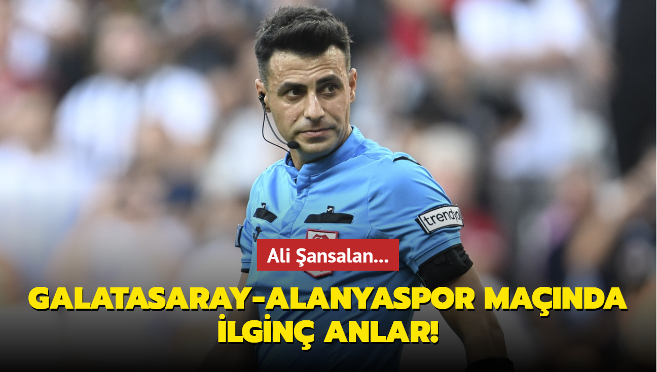 Galatasaray - Alanyaspor manda ilgin anlar! Ali ansalan...