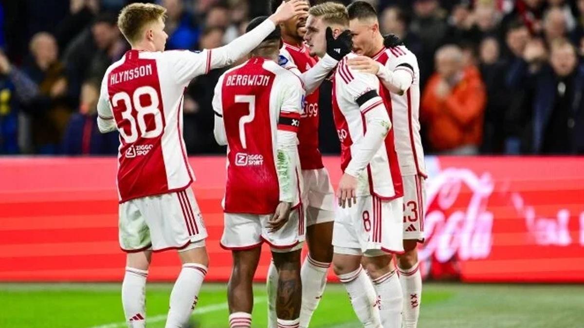 Ajax'tan 5 goll galibiyet