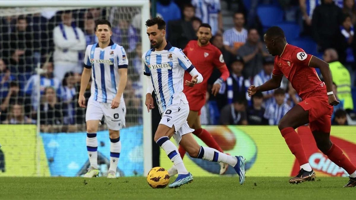 Sevilla'ya Real Sociedad elmesi!