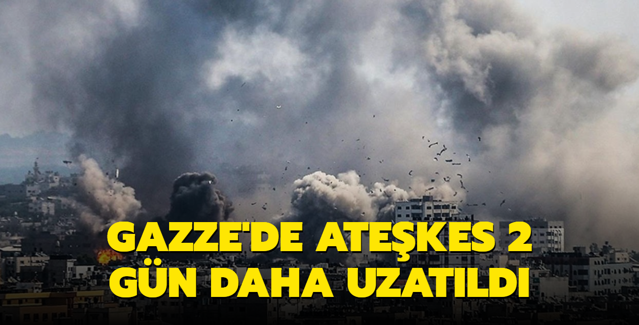 Gazze'de atekes 2 gn daha uzatld