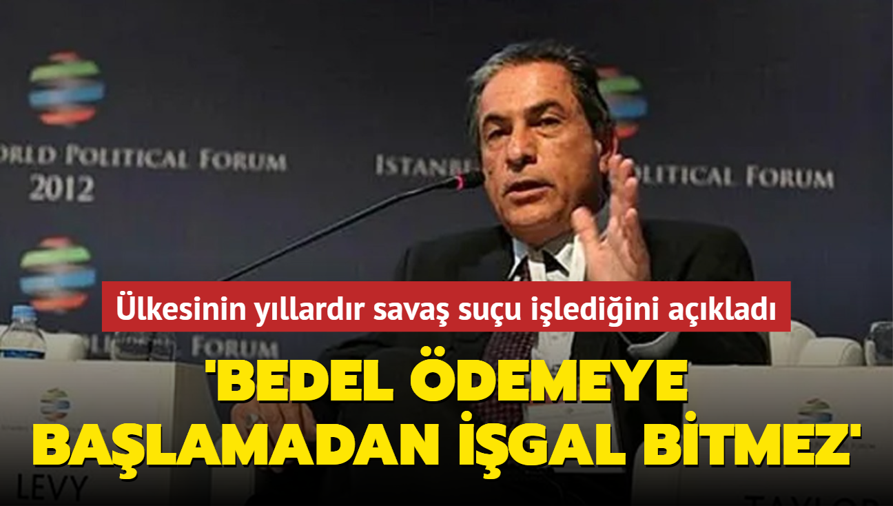 lkesinin yllardr sava suu ilediini aklad: Bedel demeye balamadan igal bitmez