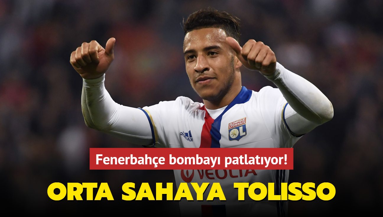 Fenerbah�e bombay� patlat�yor! Orta sahaya Corentin Tolisso...