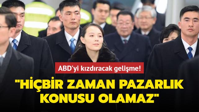 Kuzey Kore'den ABD'nin diyalog arsna ret: Hibir zaman pazarlk konusu olamaz