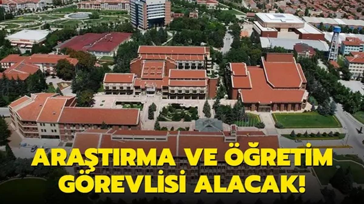 Anadolu niversitesi Aratrma ve retim Grevlisi alacak!