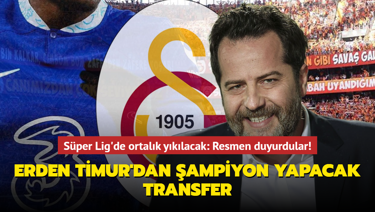 Erden Timur'dan ampiyon yapacak transfer! Sper Lig'de ortalk yklacak: Resmen duyurdular