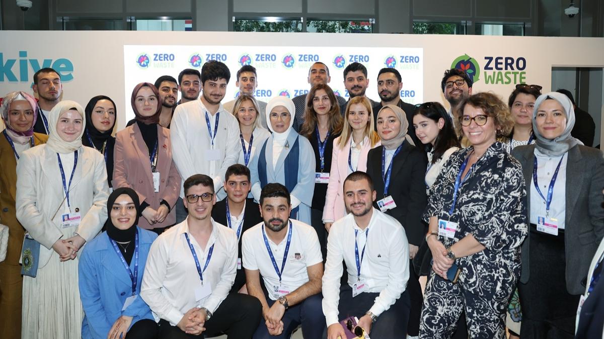Emine Erdoan, Dubai'de iklim elisi genlerle grt