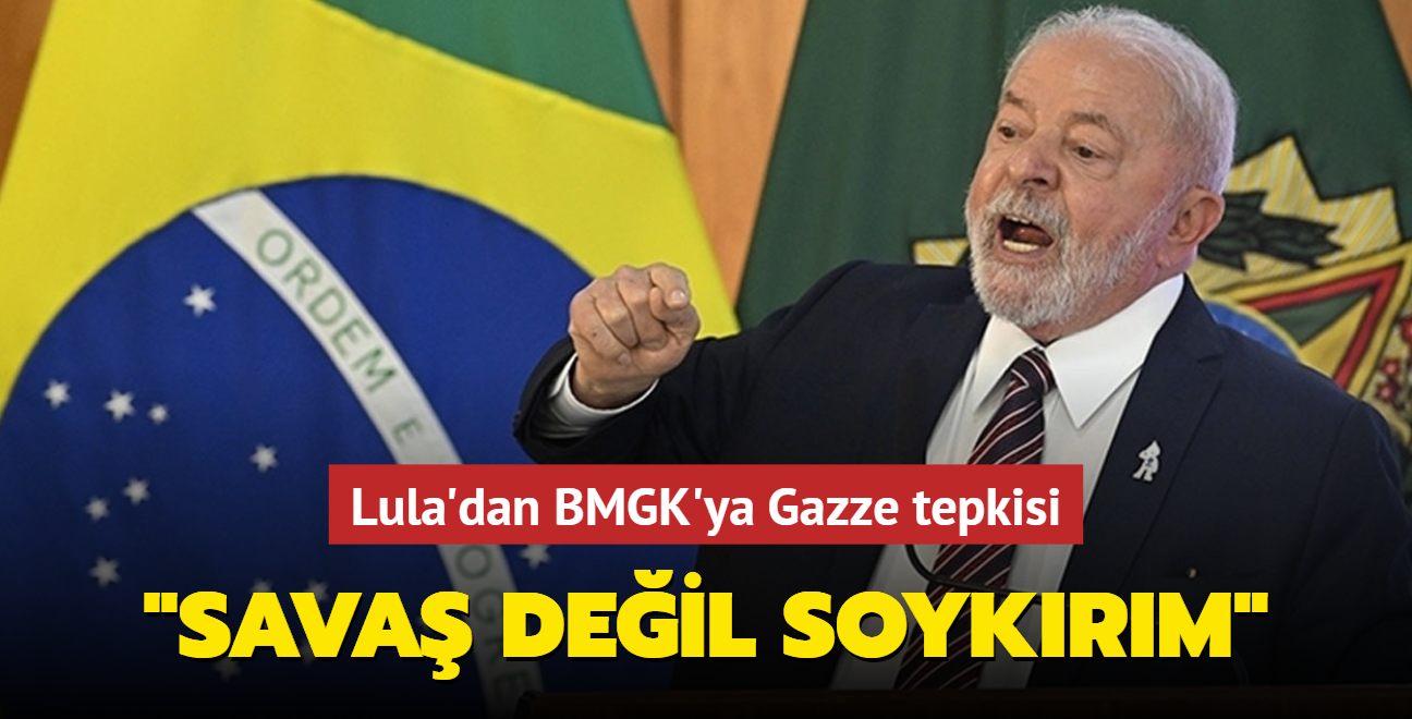 Brezilya Devlet Başkanı Lula'dan BMGK'ya Gazze tepkisi... "Savaş değil soykırım"