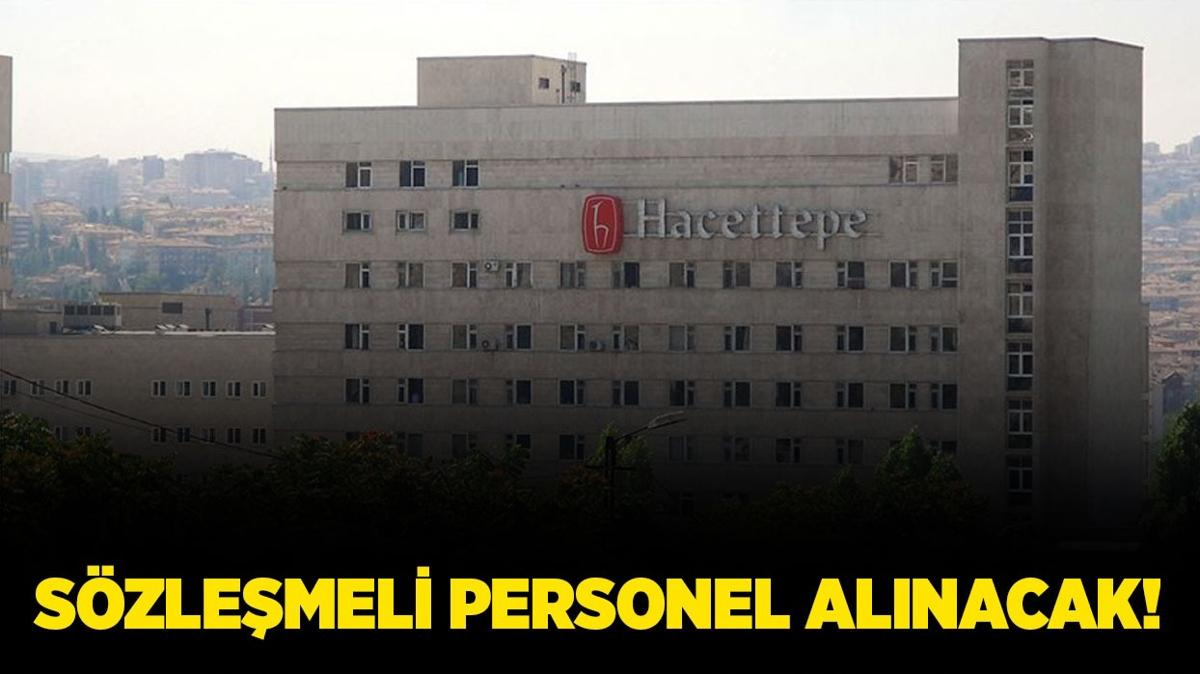 Hacettepe niversitesi Szlemeli Personel alacak!