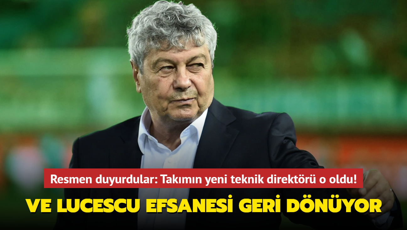 Ve Mircea Lucescu efsanesi geri dnyor! Resmen duyurdular: Takmn yeni teknik direktr o oldu...