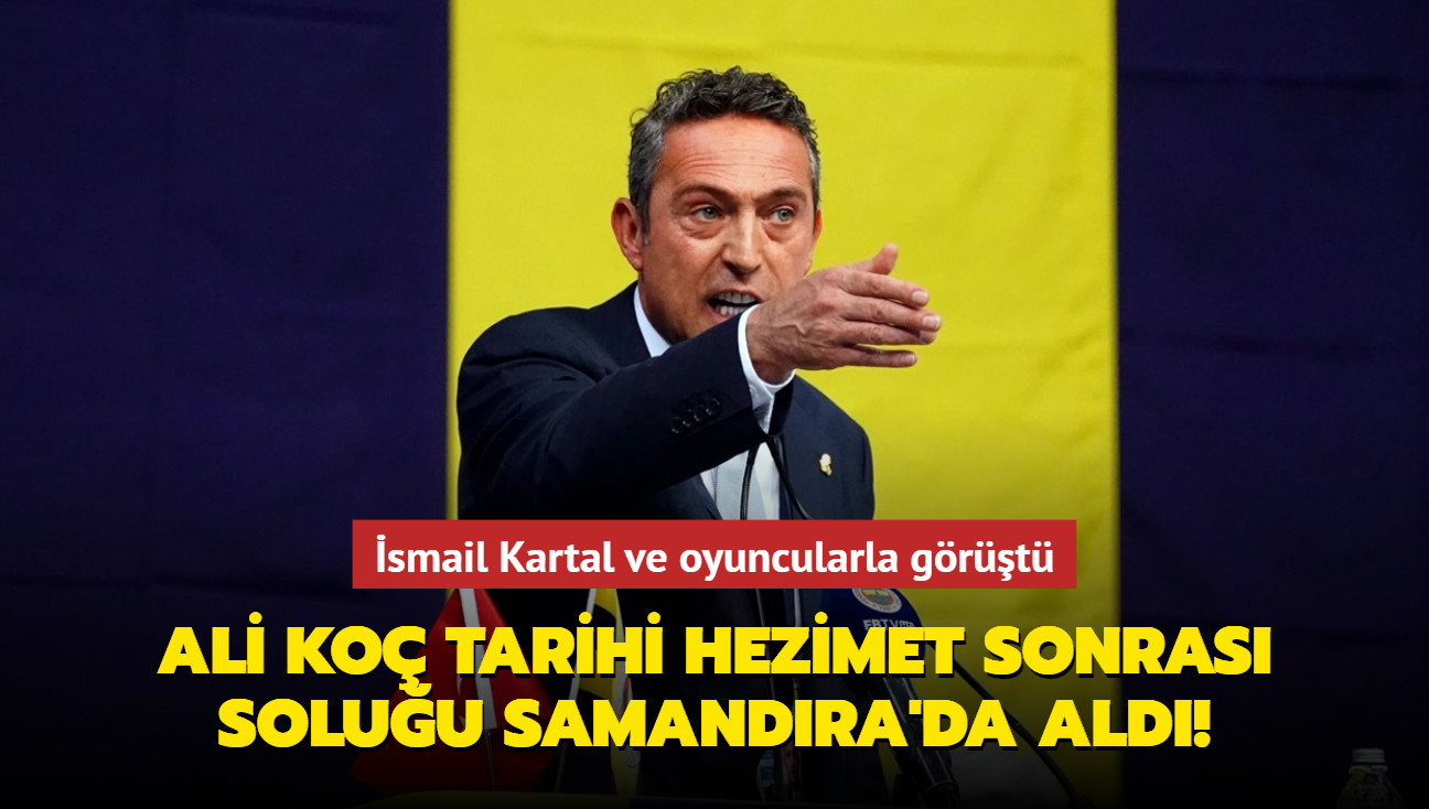 Ali Ko tarihi hezimet sonras soluu Samandra'da ald! smail Kartal ve oyuncularla grt