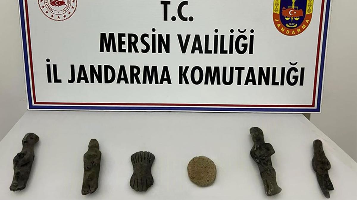 Mersin'de tarihi eser kaakl...1 pheli gzaltna alnd