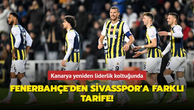 Ma Sonucu: Fenerbahe 4-1 Sivasspor