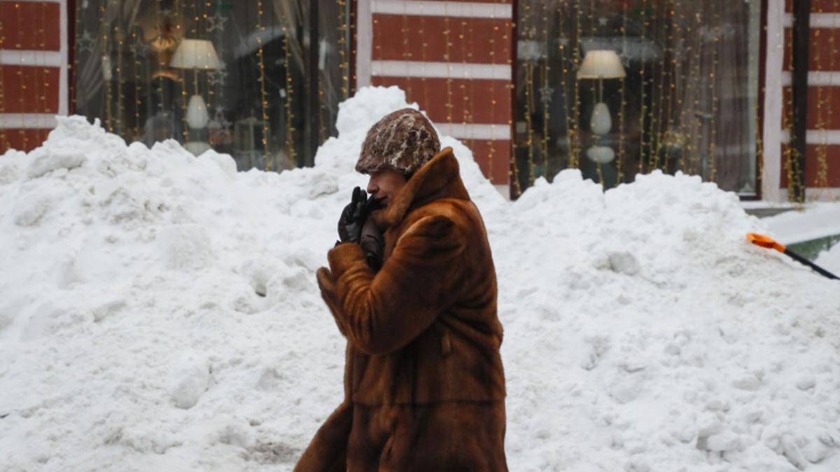 Rusya buz kesti... Termometreler eksi 56 dereceyi gsterdi
