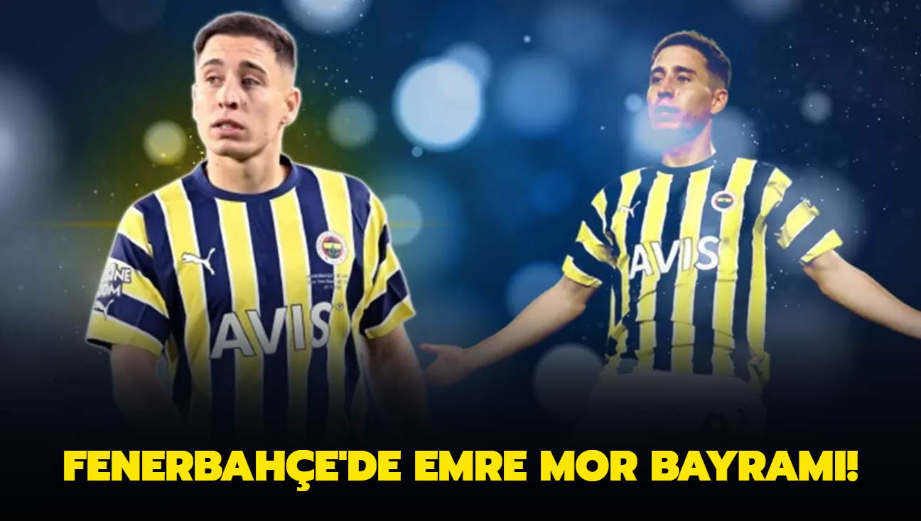 Fenerbahçe'de Emre Mor bayramı!
