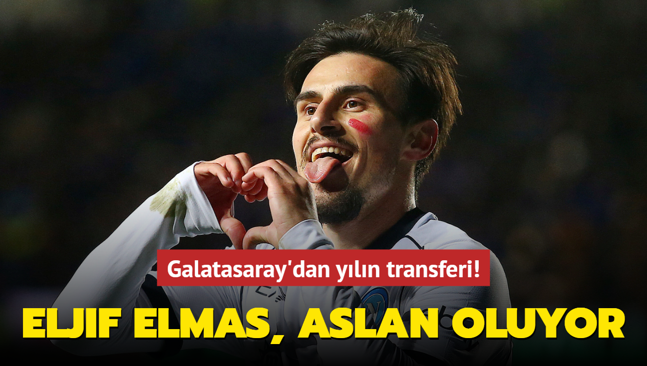 Galatasaray'dan yln transferi! Eski Fenerbaheli Eljif Elmas, Aslan oluyor