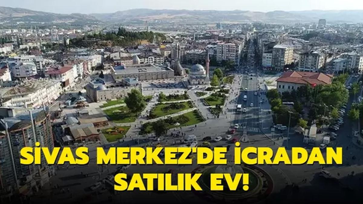 Sivas Merkez'de 2.5 milyon TL'ye icradan satlk ev!