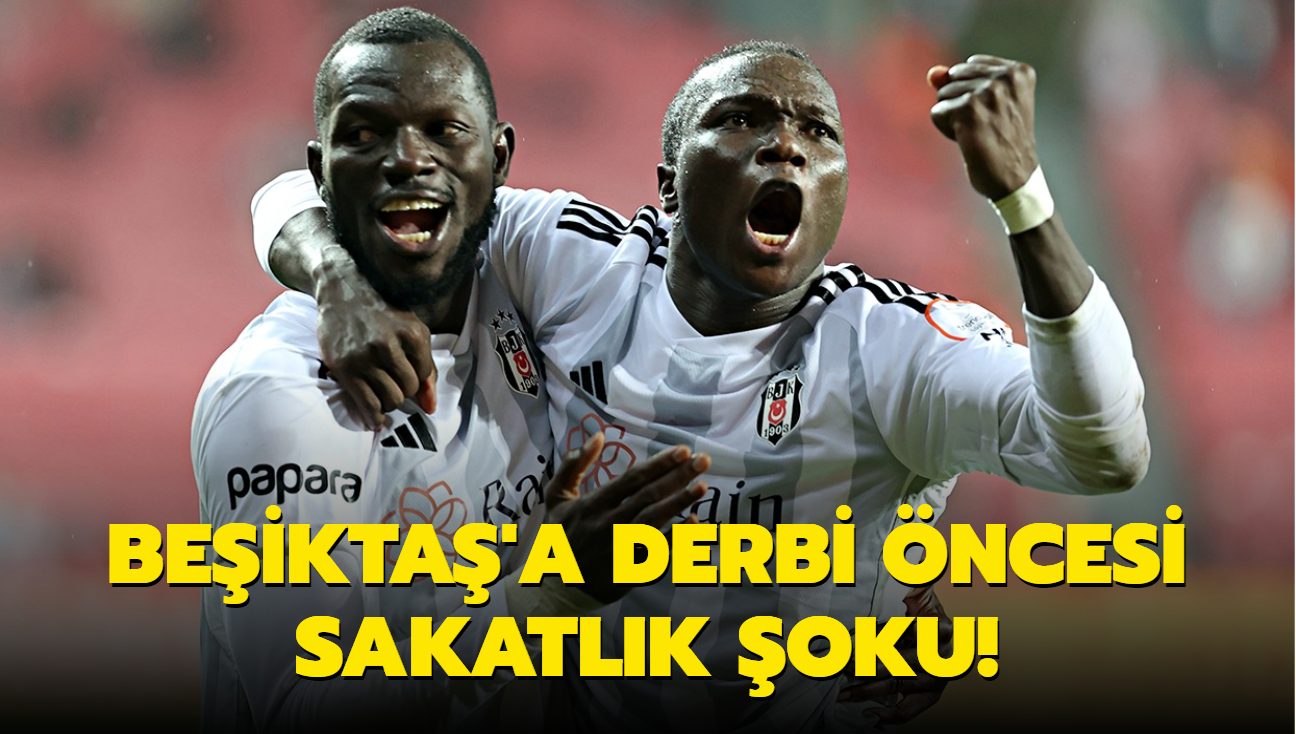 Beikta'a derbi ncesi sakatlk oku!