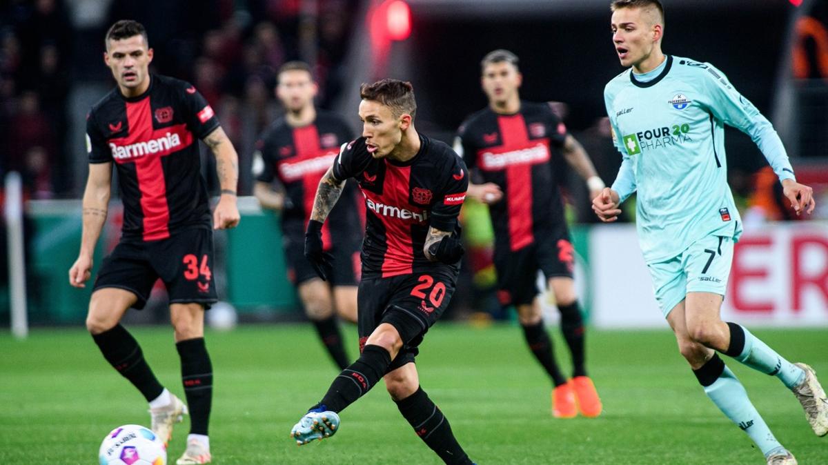 Almanya Kupas'nda Bayer Leverkusen 3 golle turlad!