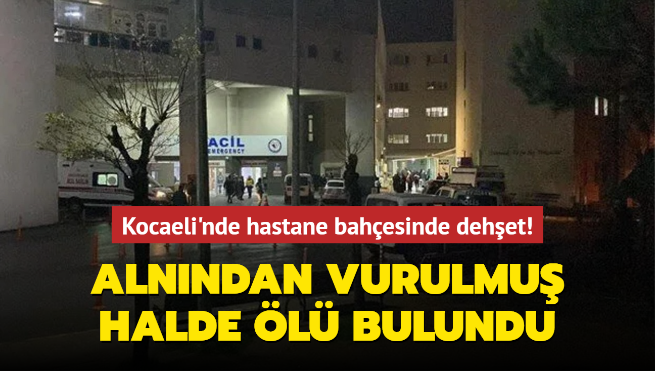 Kocaeli'nde hastane bahesinde dehet! Alnndan vurulmu halde l bulundu