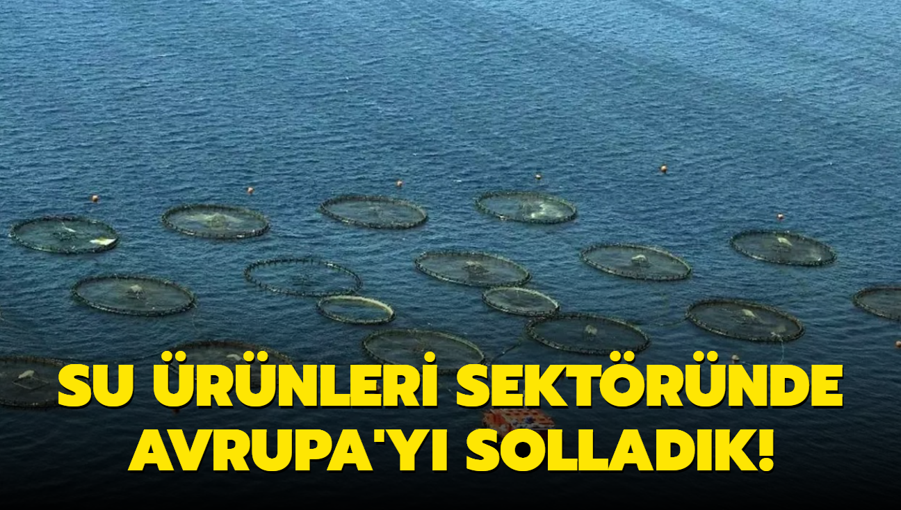 Su rnleri sektrnde Avrupa'y solladk!