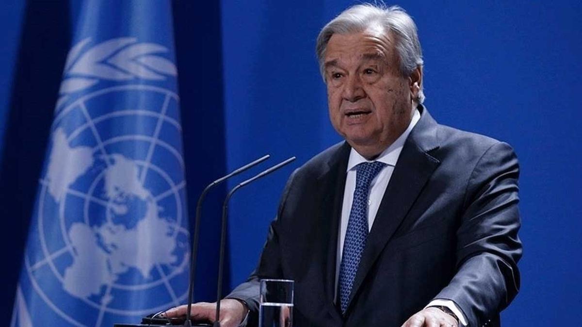 galci srail "yzszce" Guterres'i hedef ald: Dnya barna tehdit