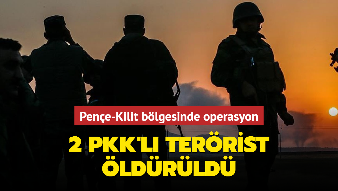 Pençe-Kilit bölgesinde operasyon... 2 PKK'lı terörist öldürüldü