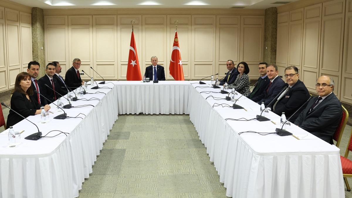 Bakan Erdoan, TOTBD yelerini kabul etti