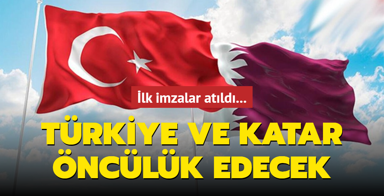 İlk imzalar atıldı... Türkiye ve Katar öncülük edecek