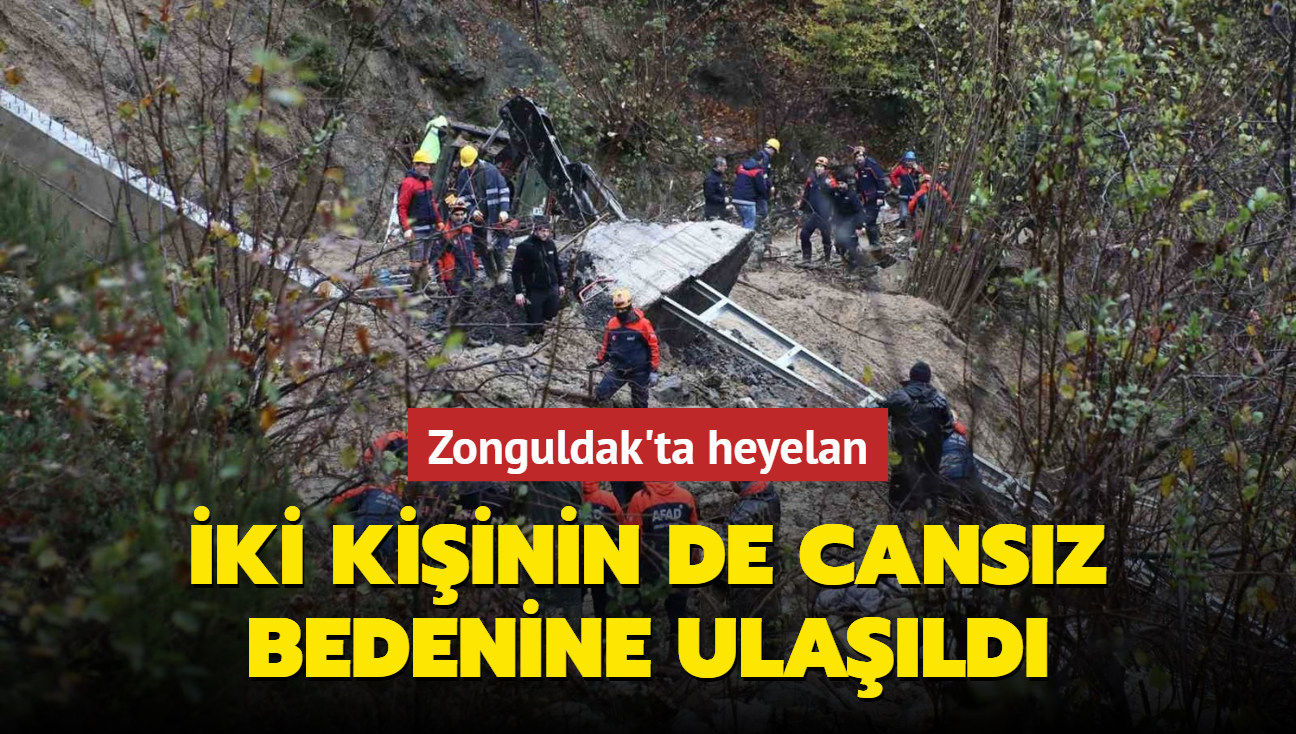 Zonguldak'ta heyelan: İki kişinin de cansız bedenine ulaşıldı