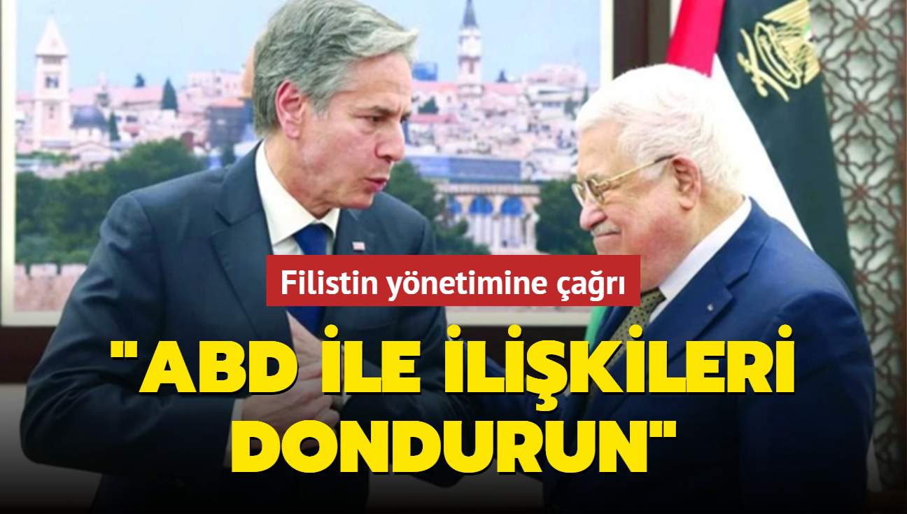 Filistin ynetimine ar: ABD ile ilikileri dondurun