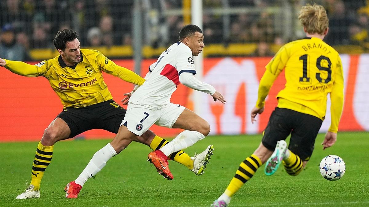 Borussia Dortmund 'lm Grubu'nu lider tamamlad! PSG'ye ikincilik iin 1 puan yetti