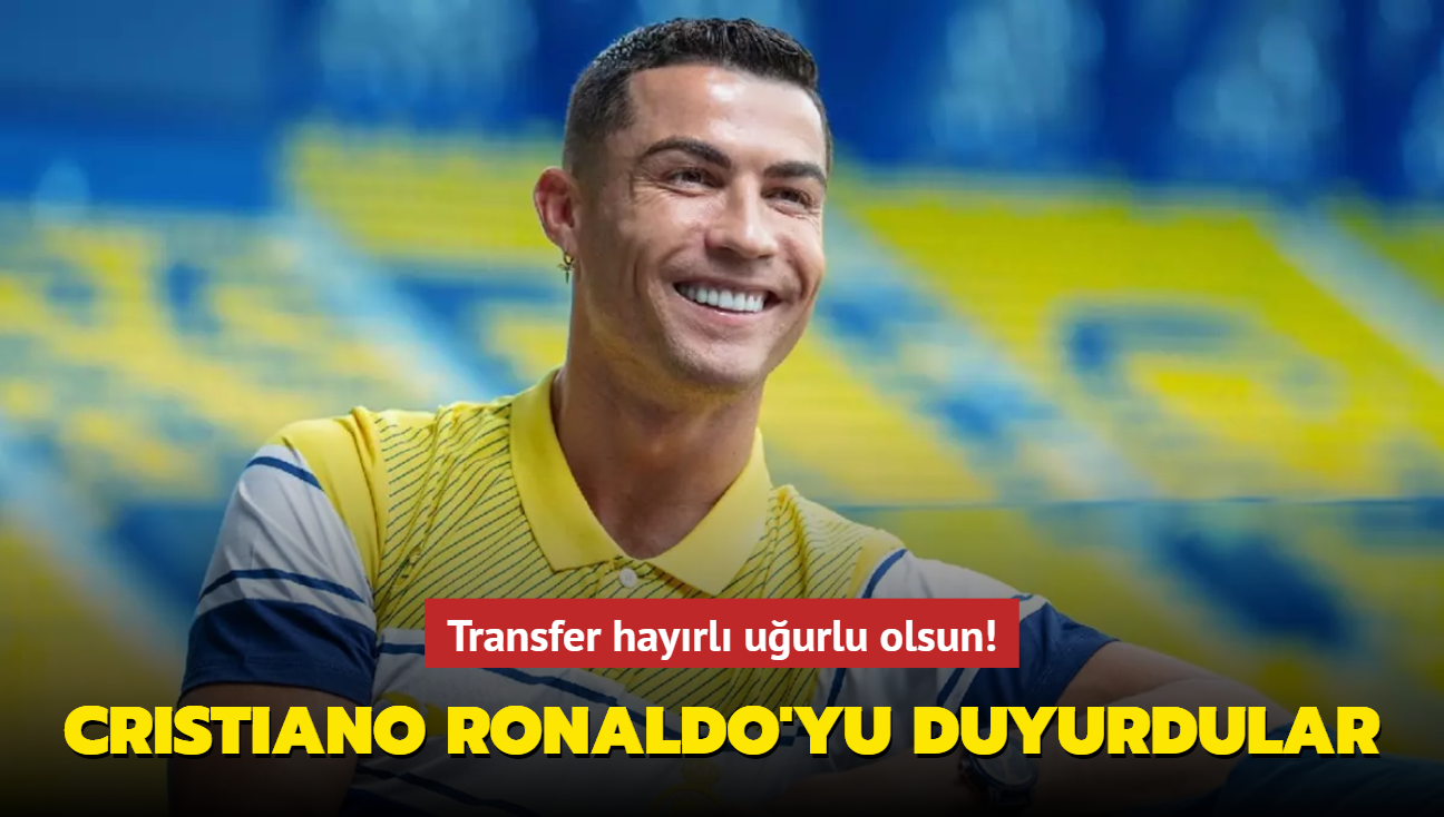 Ve Cristiano Ronaldo'yu resmen duyurdular! Transfer hayrl uurlu olsun