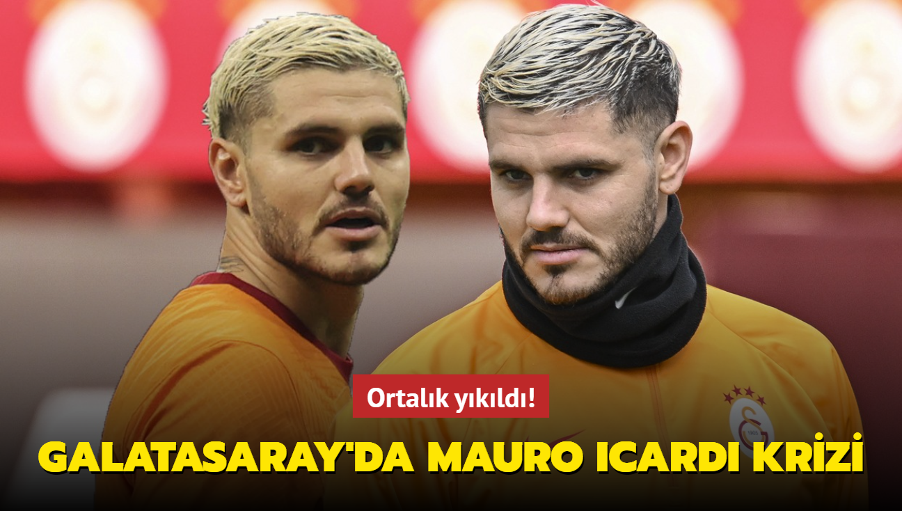 Galatasaray'da Mauro Icardi krizi! Ortalk ykld...