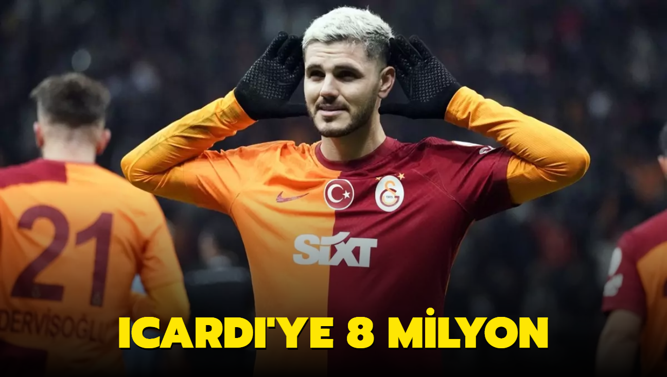 Icardi'ye 8 milyon