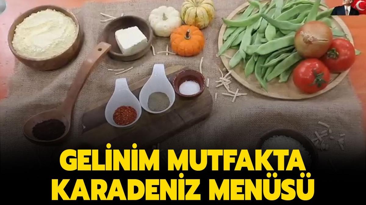 Gelinim Mutfakta Karadeniz Mens ne" Msr ekmei ve fasulye diblesi tarifi...