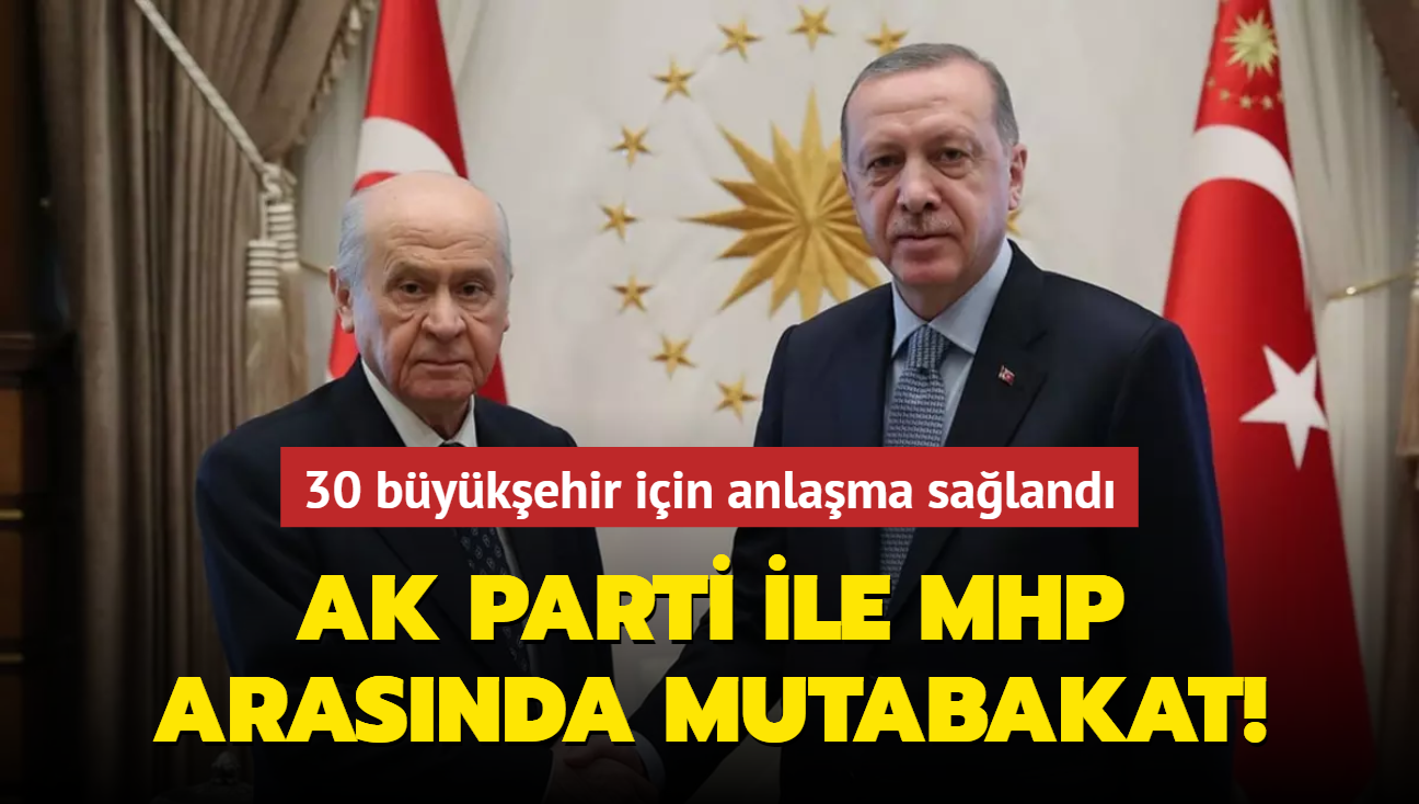 AK Parti le MHP arasnda mutabakat!