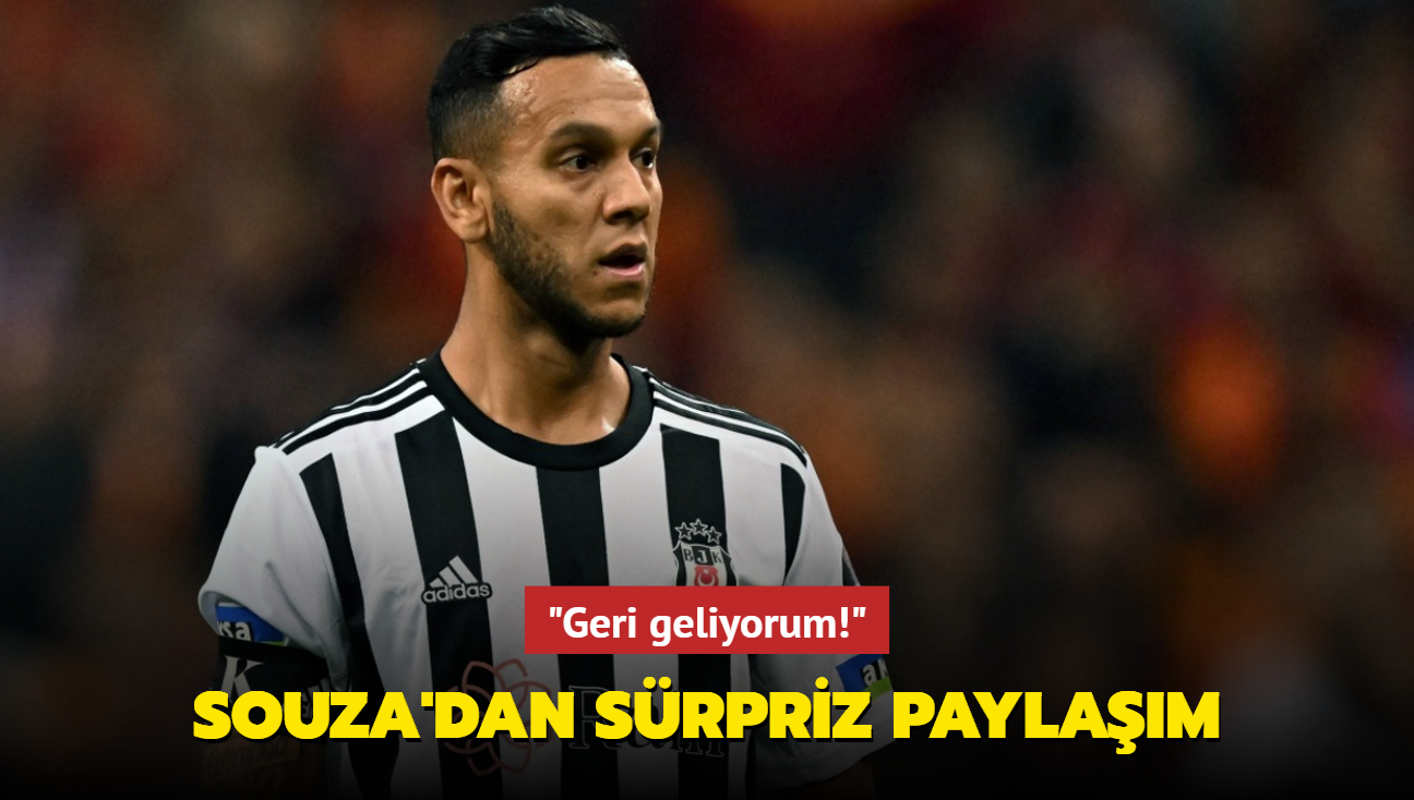 Josef de Souza'dan srpriz paylam! "Geri geliyorum"