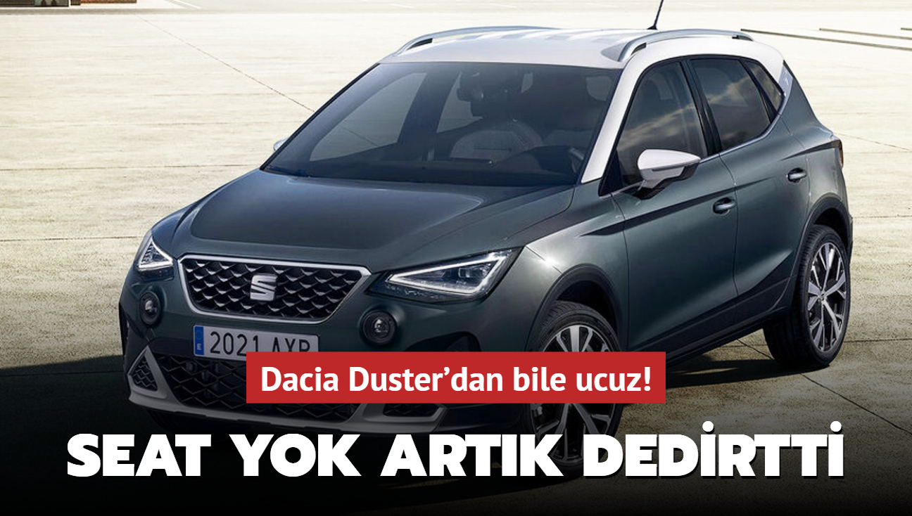 Seat yok artk dedirtti: Dacia Duster'dan bile ucuz! O SUV adeta kap kap gidiyor