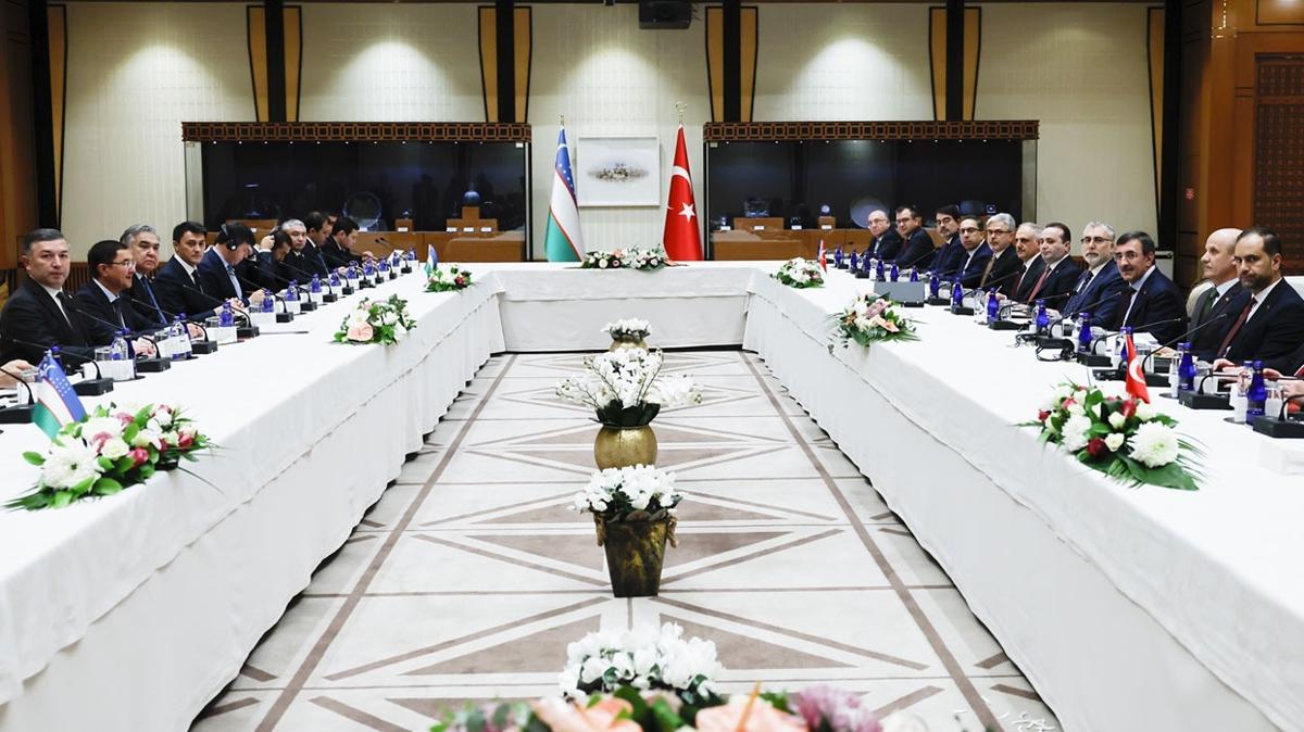 zbekistan'la Karma Ekonomik Komisyonu protokol erevesinde 7 anlama imzaland
