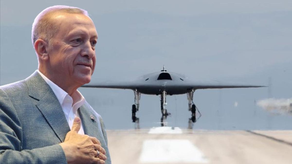 ANKA-3 ilk kez gkyzyle bulutu! Bakan Erdoan: lkemizin savunmasna katk salayacak