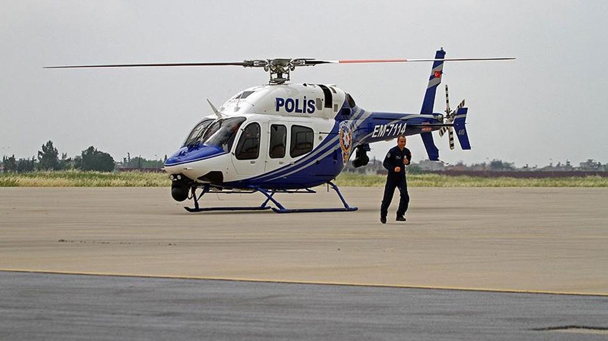 Polis helikopteri Van'da rahatszlanan iki hasta iin havaland