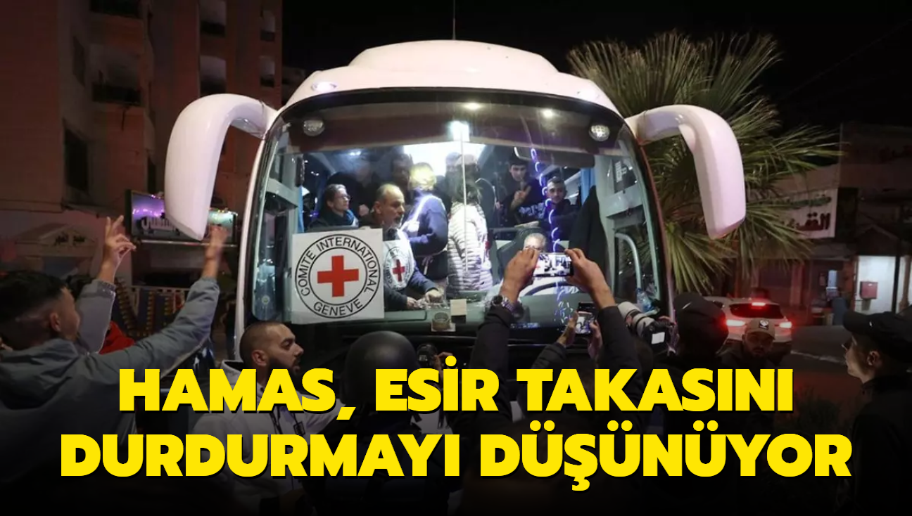 Hamas, esir takasn durdurmay dnyor