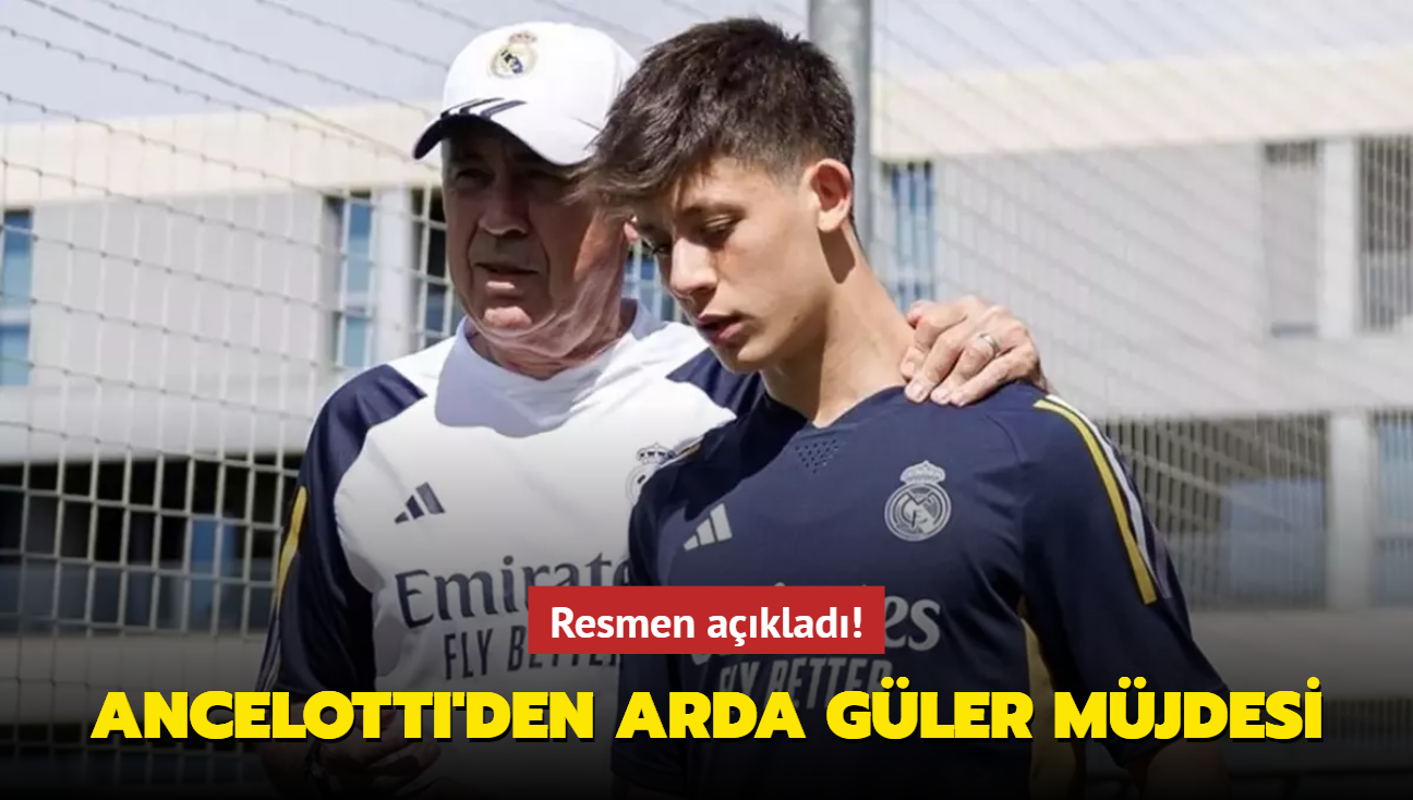 Resmen aklad! Ancelotti'den Arda Gler mjdesi